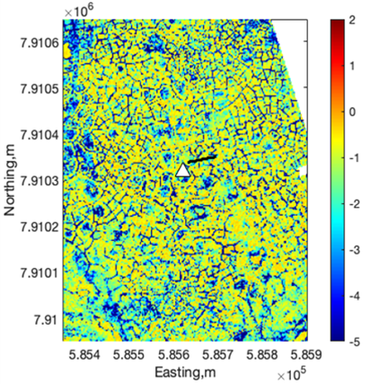 High-resolution estimation (0.5 m resolution) of the NEEday.
